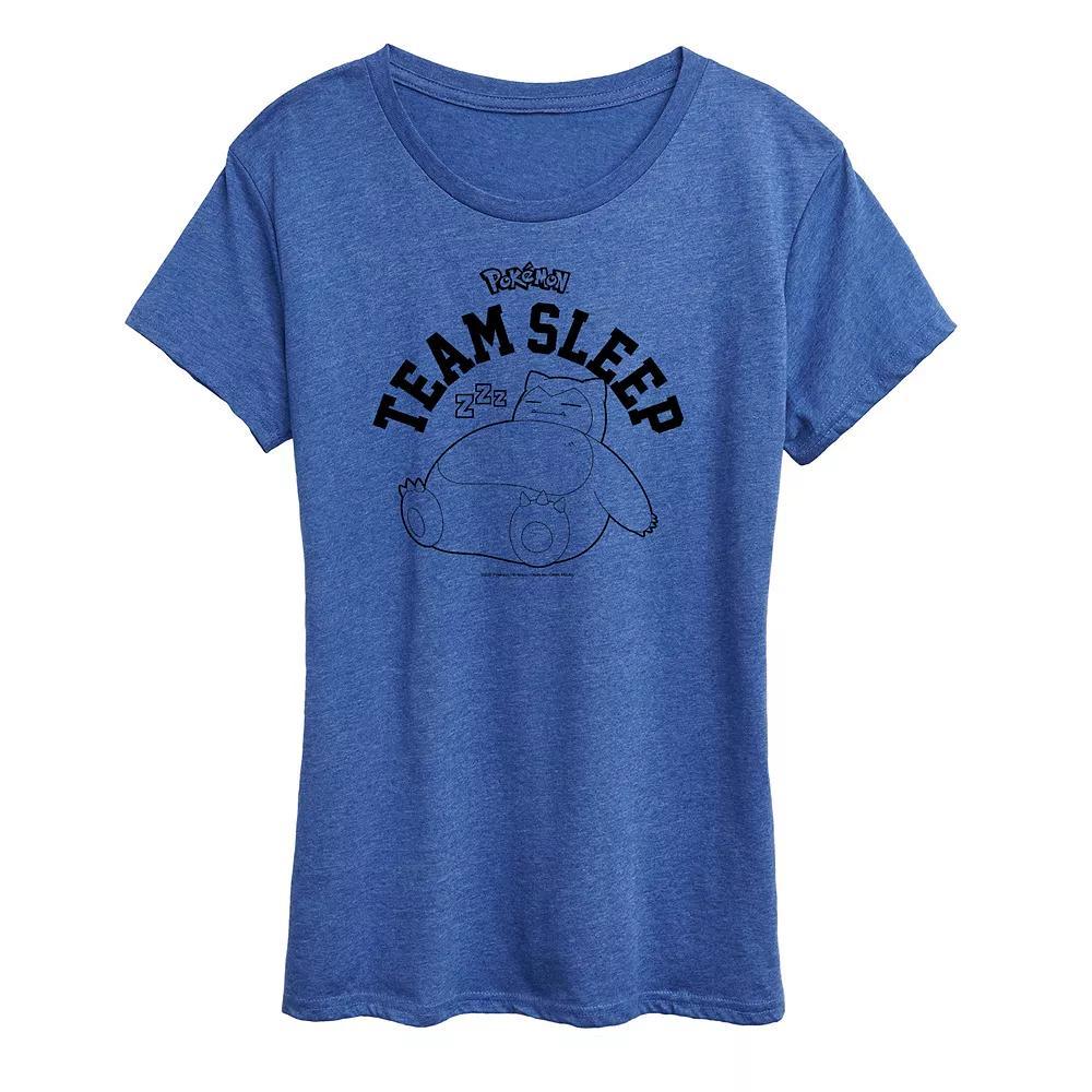 Women's Pokemon Snorlax Team Sleep Graphic Tee,  Product Image
