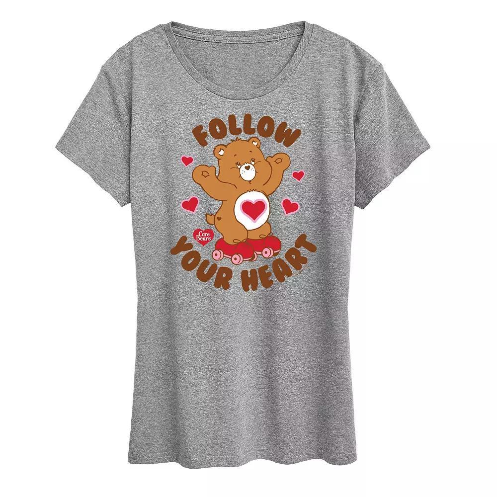 Women's Care Bears Follow Your Heart Graphic Tee, Girl's,  Product Image