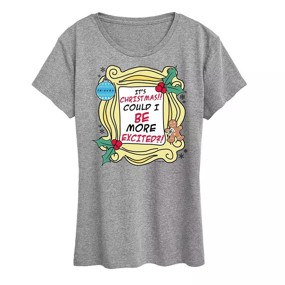 Women's Friends It's Christmas Graphic Tee, Girl's,  Product Image