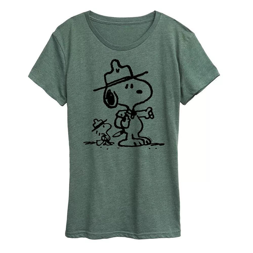 Women's Peanuts Snoopy & Woodstock Scout Pals Graphic Tee,  Product Image