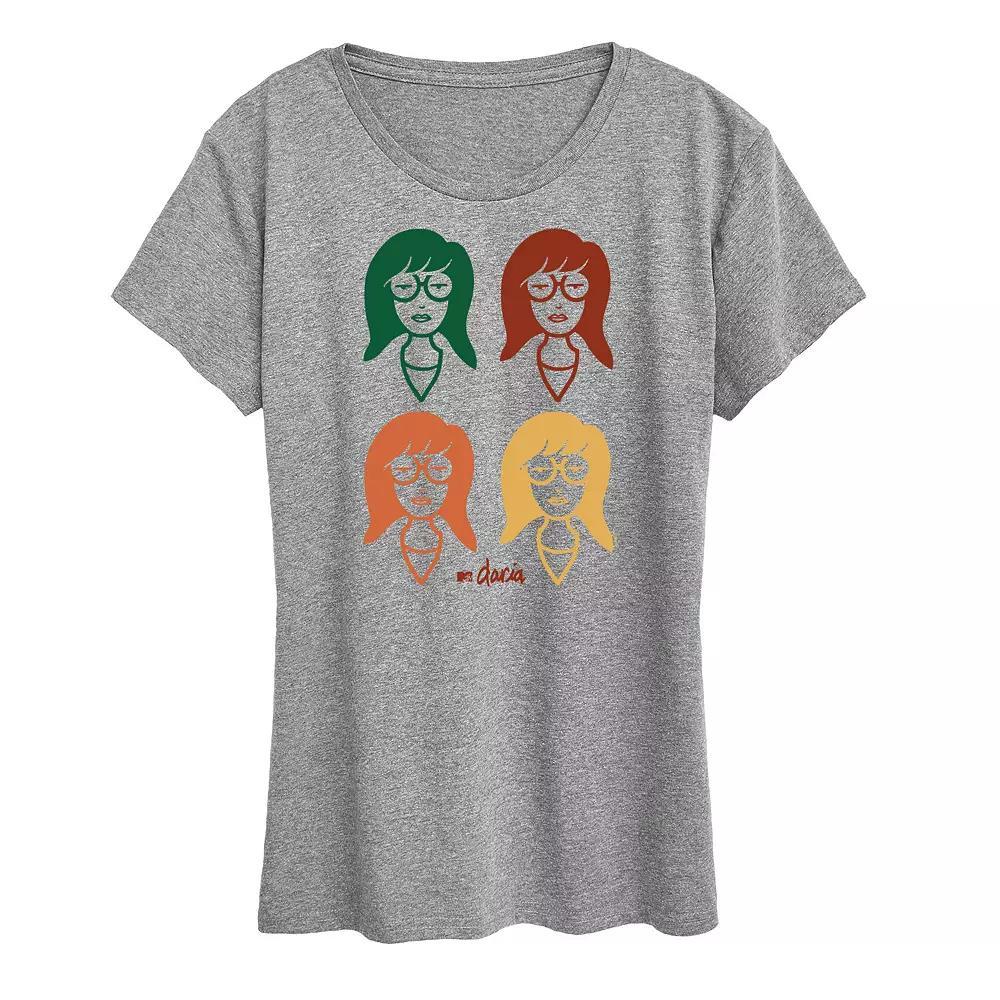 Women's Daria Grid Graphic Tee, Girl's,  Product Image