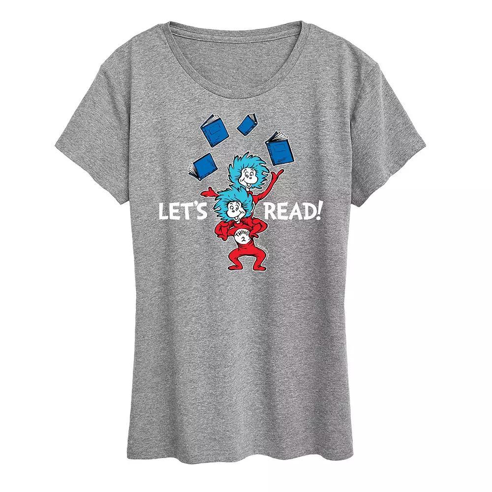 Women's Dr. Seuss Let's Read Graphic Tee,  Product Image