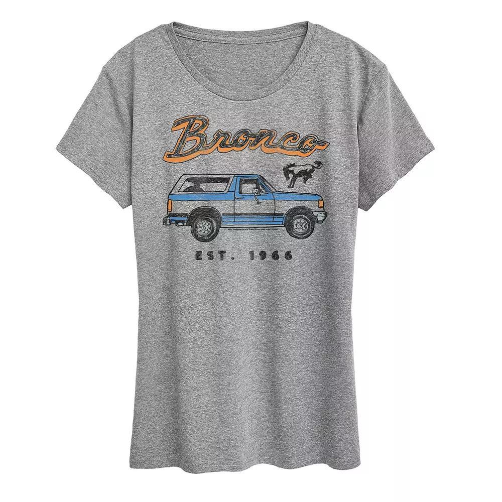 Women's Ford Bronco Est. 1966 Graphic Tee,  Product Image