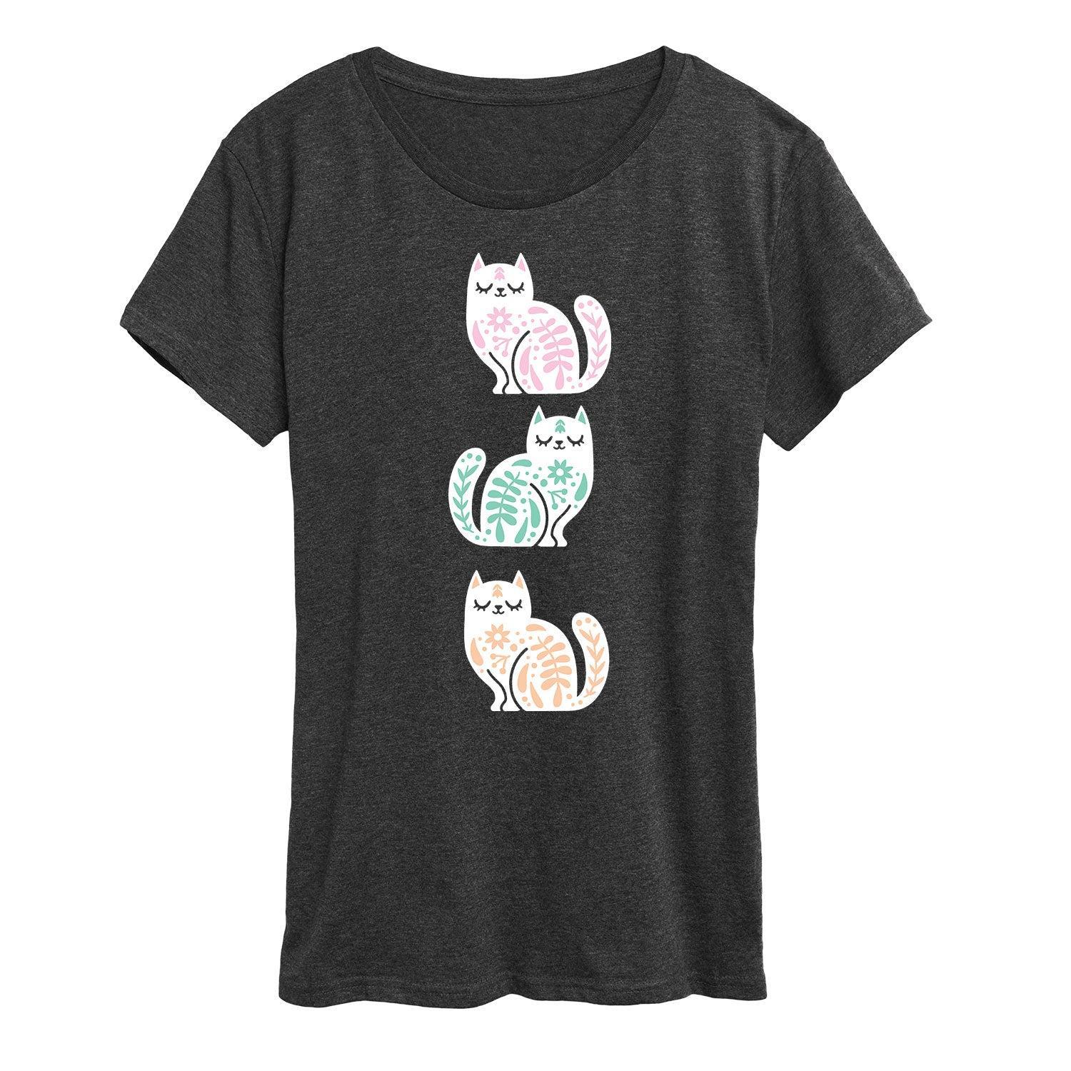 Women's Scandinavian Cats Graphic Tee,  Product Image