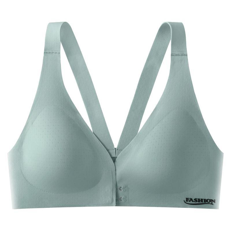 Front Closure Plain Bra Product Image