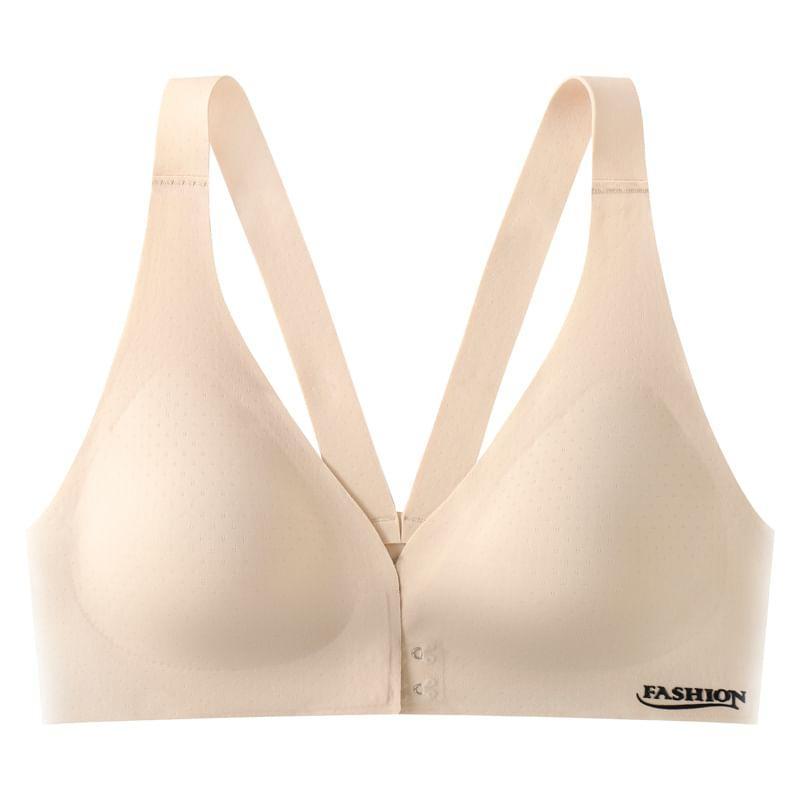 Front Closure Plain Bra Product Image