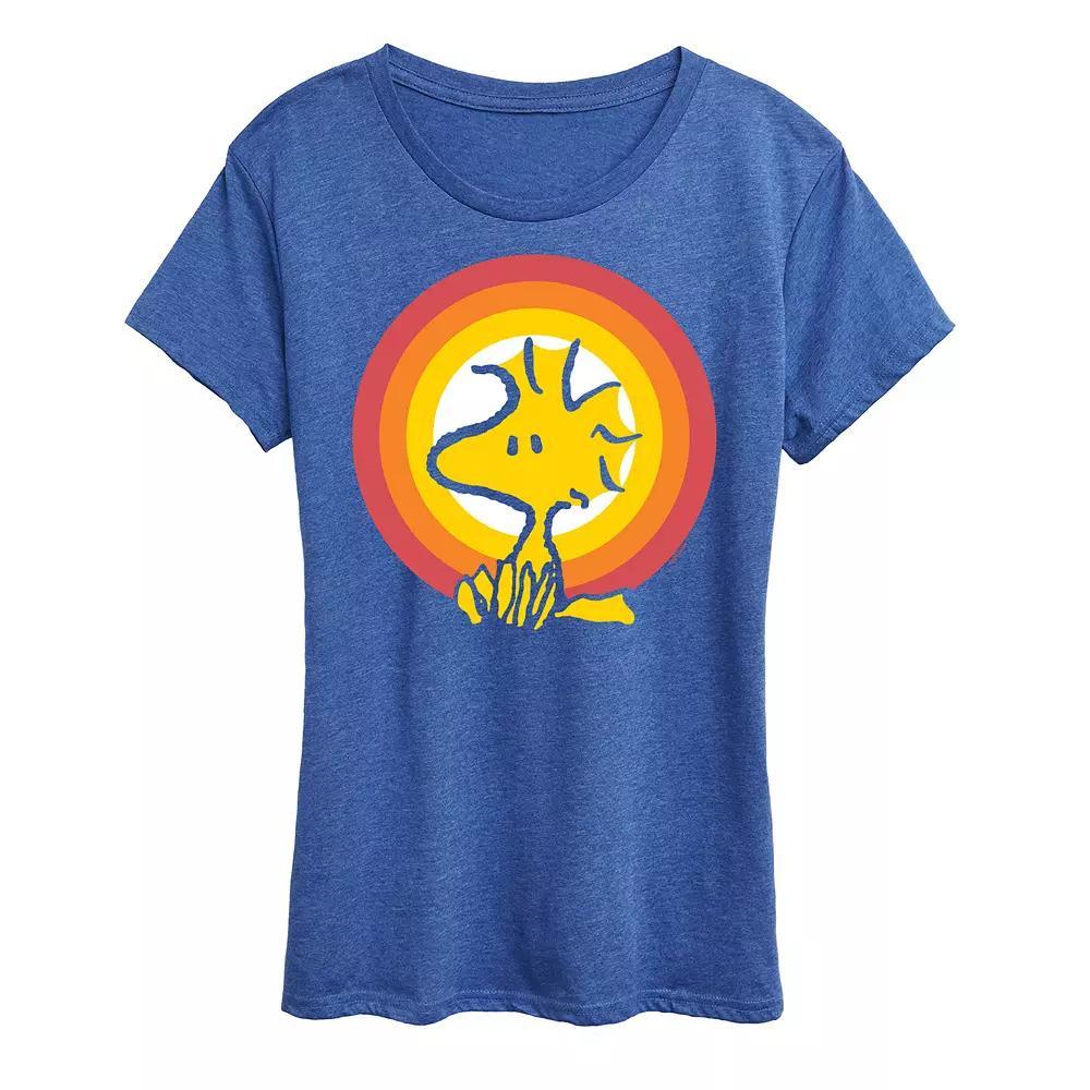 Women's Peanuts Woodstock Sunset Graphic Tee,  Product Image