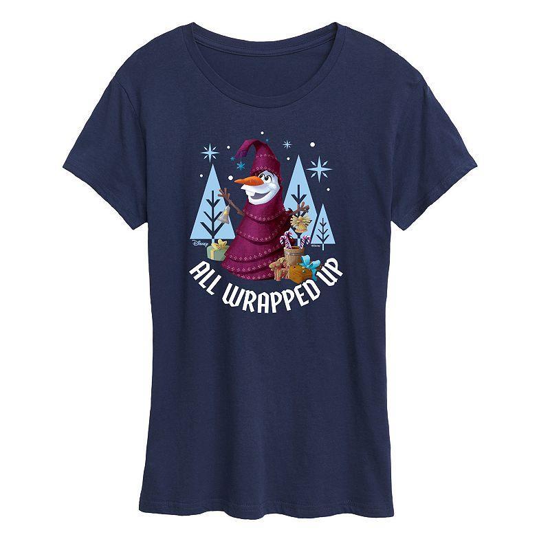 Disney's Frozen 2 Women's All Wrapped Up Graphic Tee, Girl's, Size: Small, Heather Grey Product Image