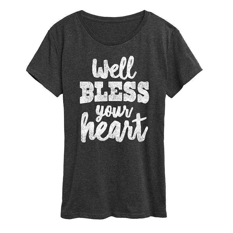 Women's Well Bless Your Heart Graphic Tee, Girl's,  Product Image