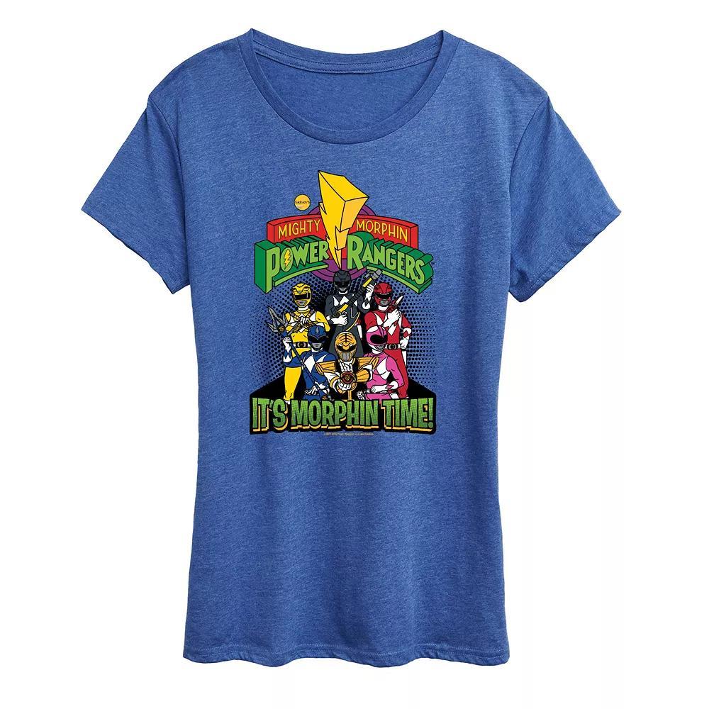 Women's Power Rangers Vintage Comic Graphic Tee,  Product Image