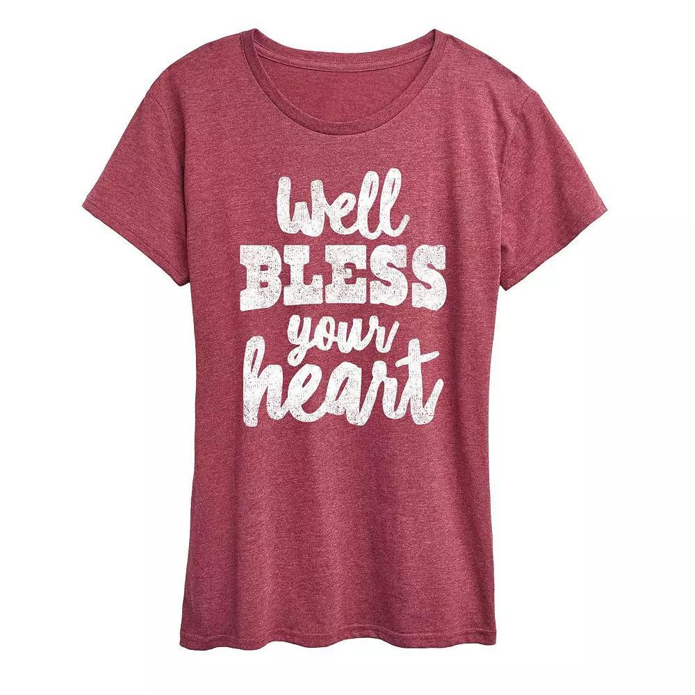 Women's Well Bless Your Heart Graphic Tee, Girl's,  Product Image