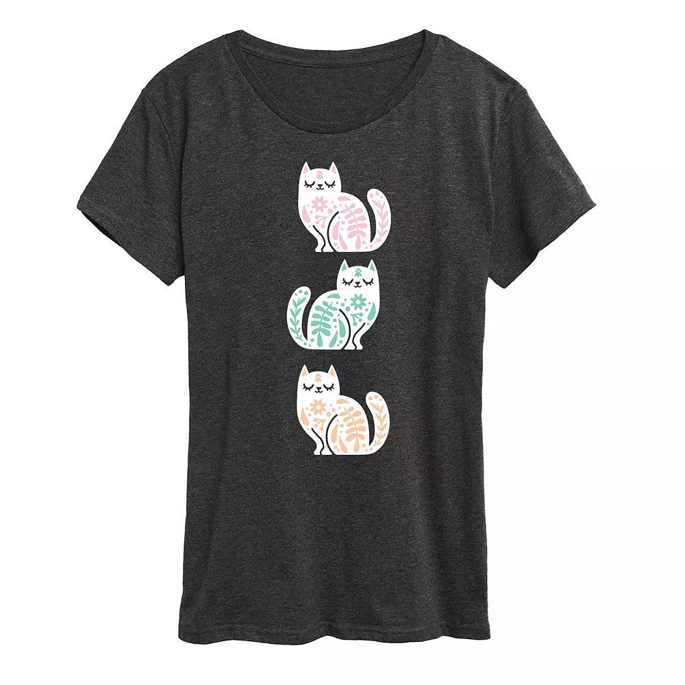 Women's Scandinavian Cats Graphic Tee,  Product Image