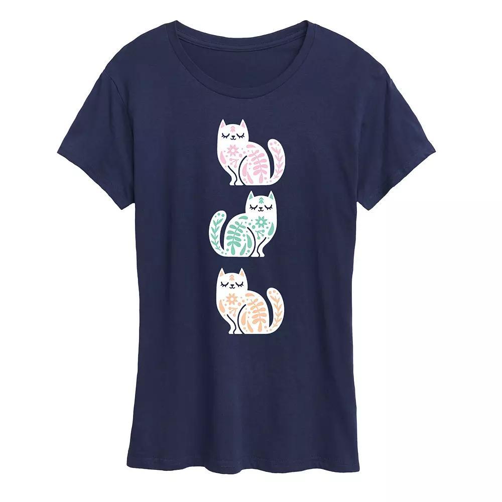 Women's Scandinavian Cats Graphic Tee,  Product Image