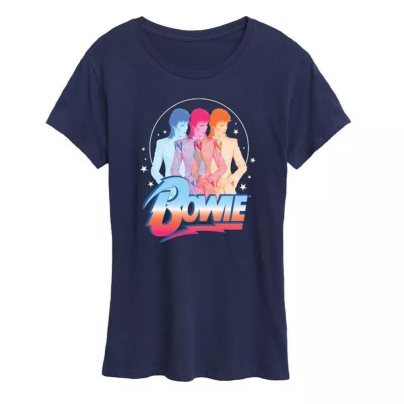 Women's Bowie 3D Graphic Tee, Size: Small, Black Product Image