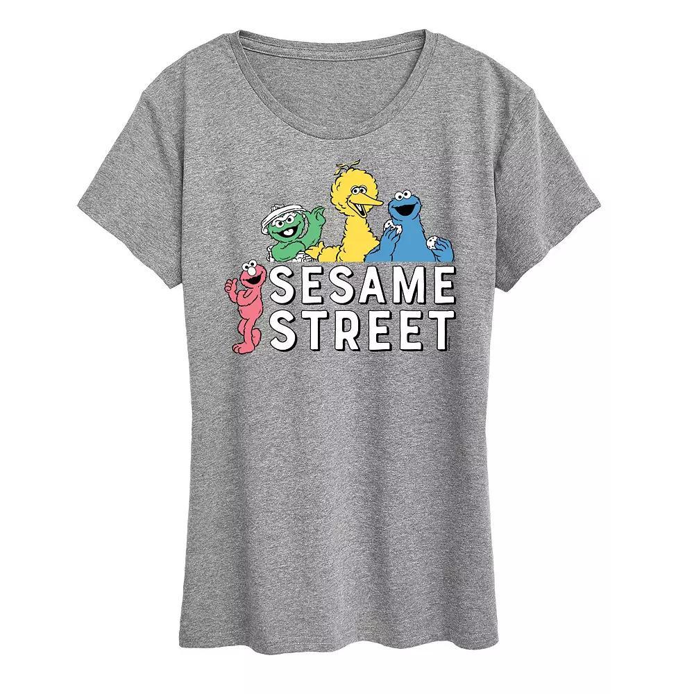 Women's Sesame Street Group Graphic Tee, Girl's,  Product Image