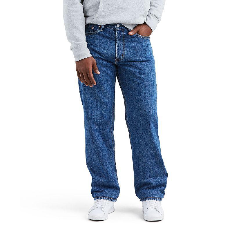 Levis Big  Tall 550 Relaxed Fit Stonewash Rigid Jeans Product Image