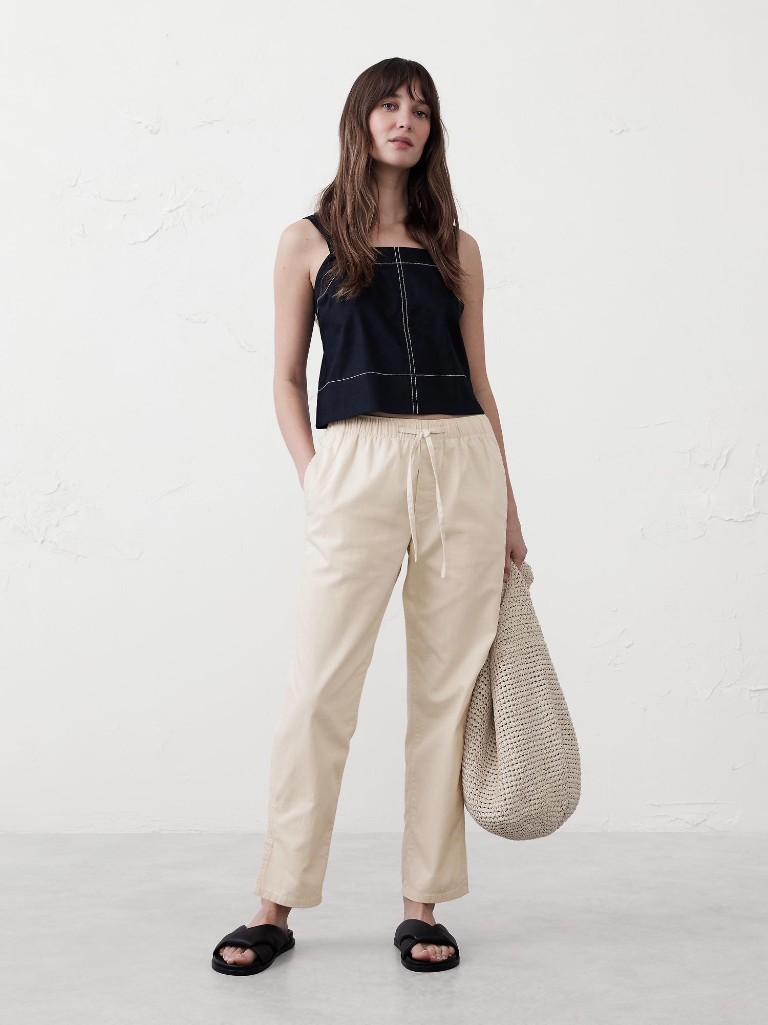 Taper Mid-Rise Summerweight Pull-On Jean Product Image