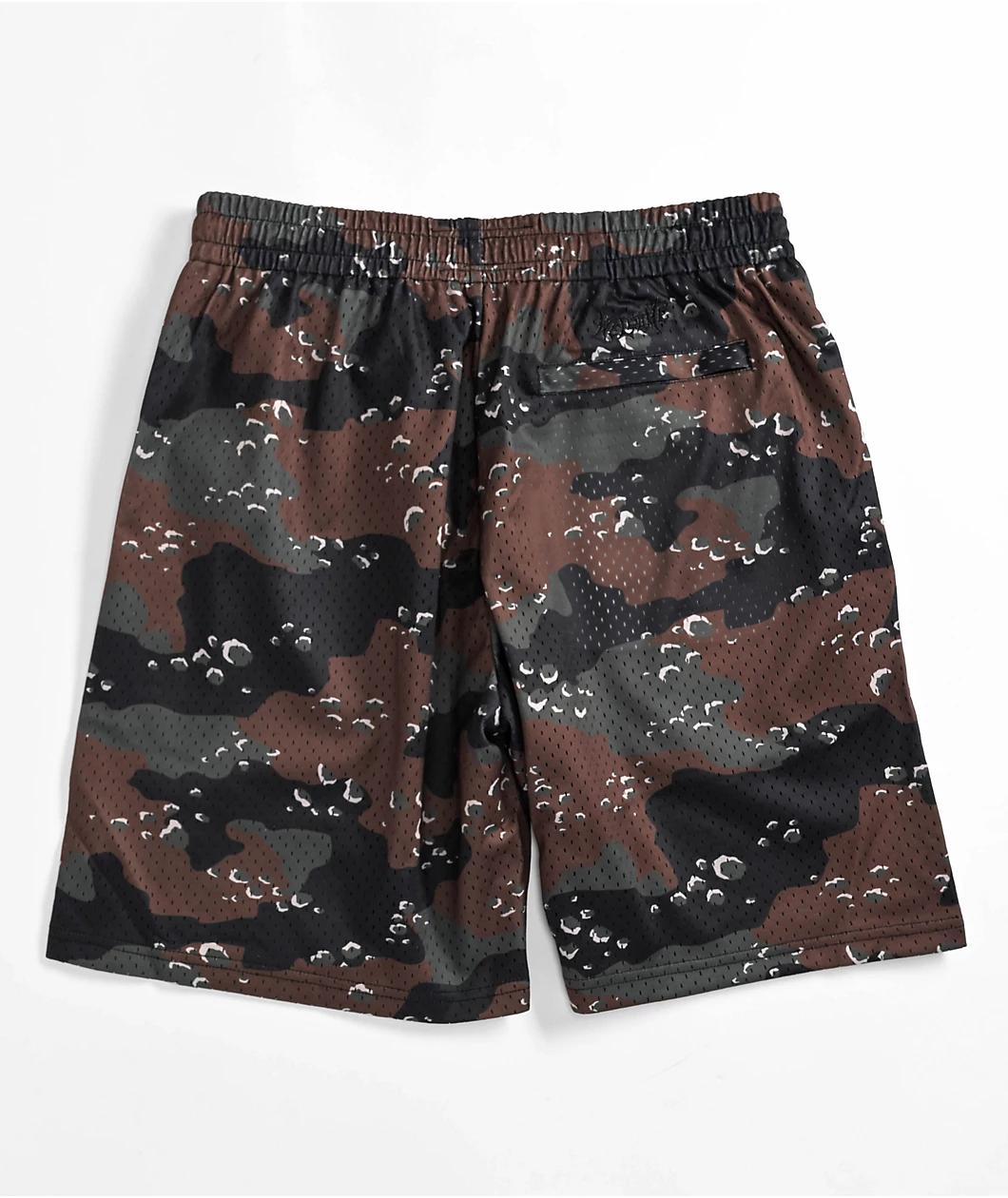 Welcome Barb Camo Mesh Shorts Product Image