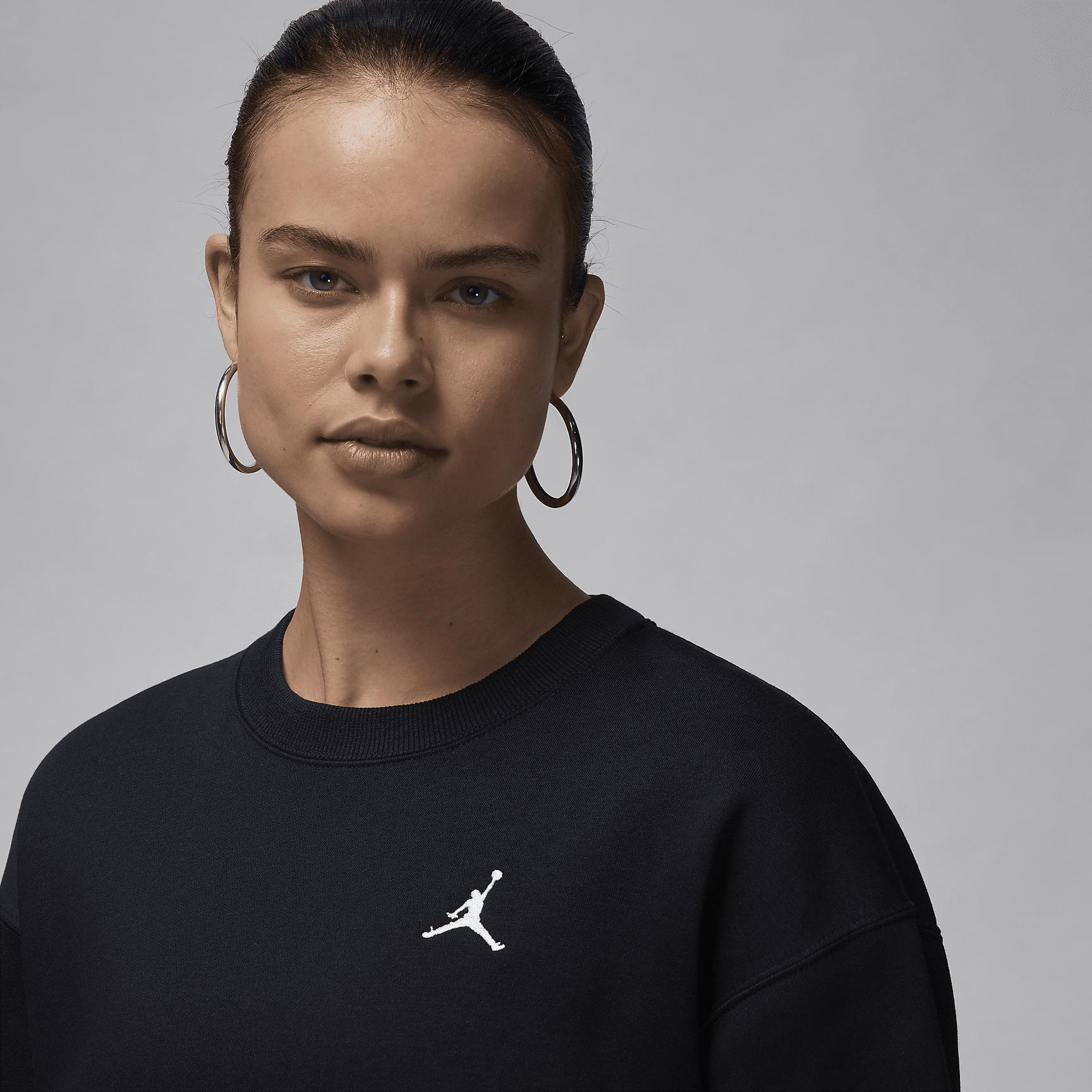 Womens Jordan Brooklyn Fleece Crew-Neck Sweatshirt | FV7074-063 Product Image