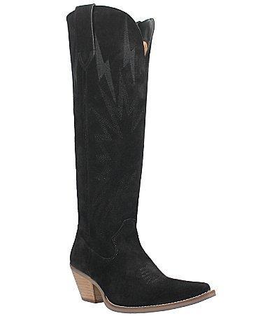 Dingo Thunder Road Suede Tall Western Boots Product Image