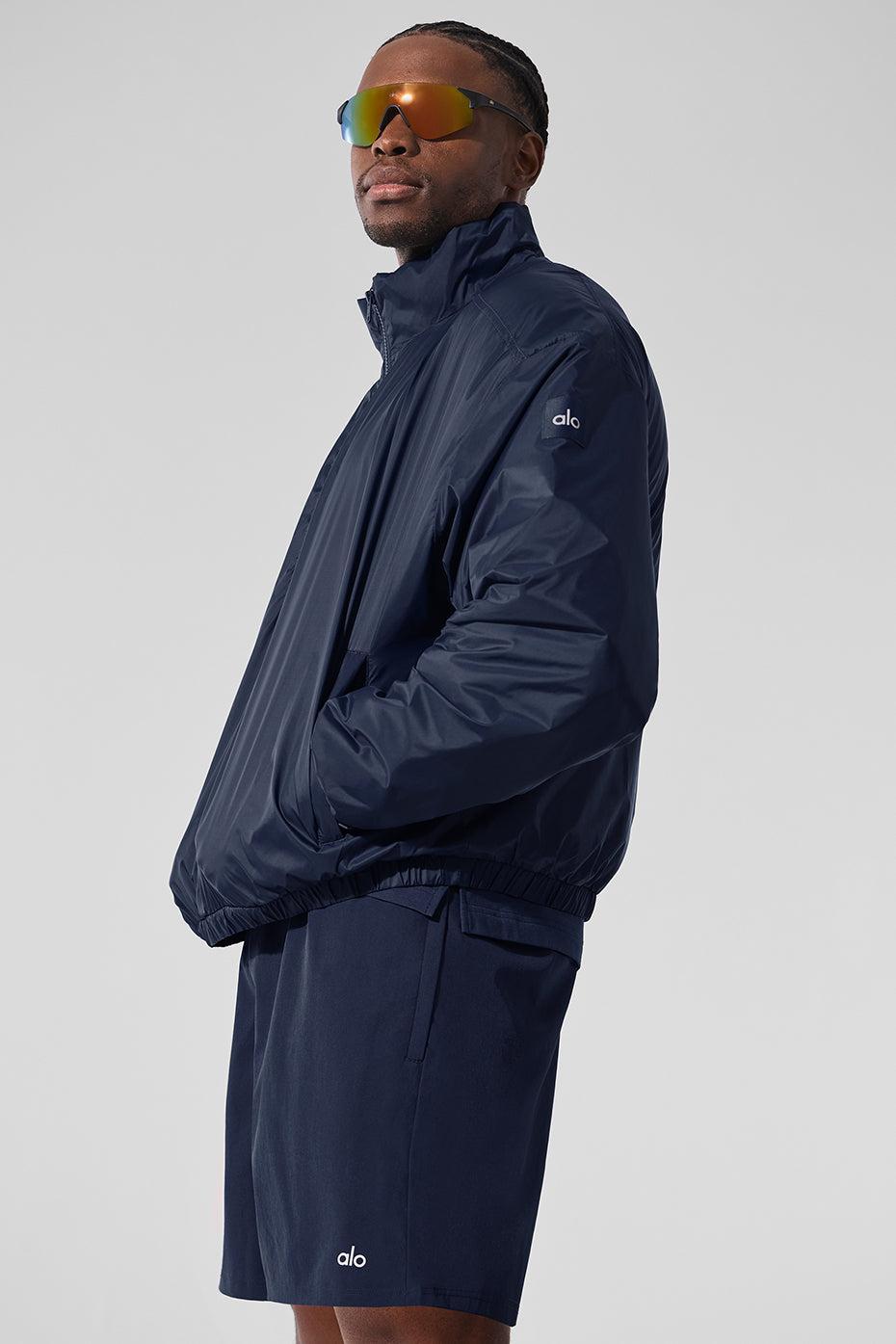 Latitude Light Weight 1/2 Zip Pullover Jacket - Navy Product Image