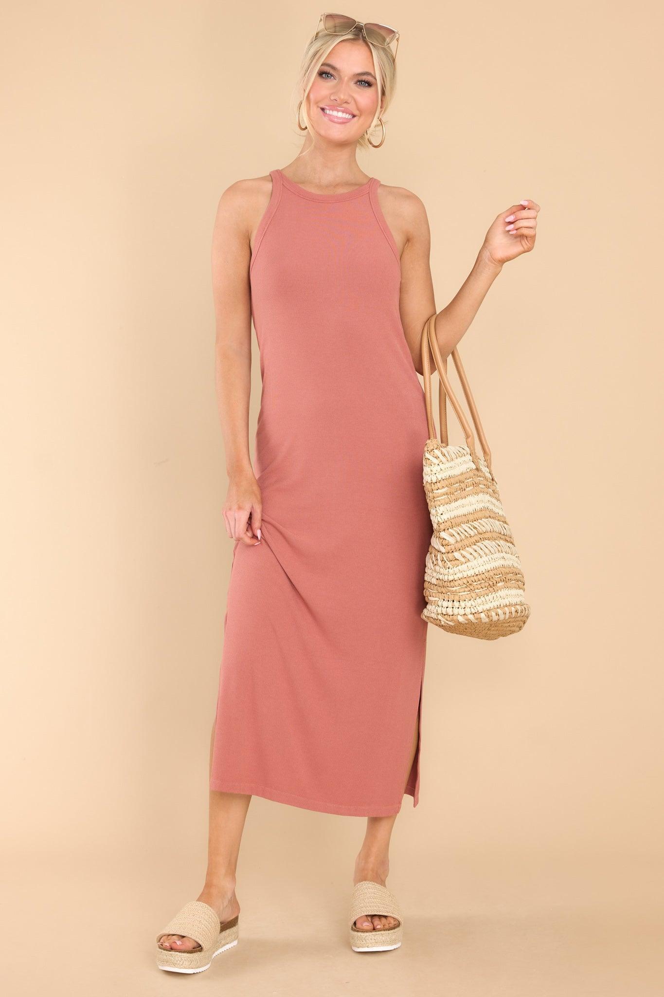 My Perfect Day Mauve Pink Midi Dress Product Image