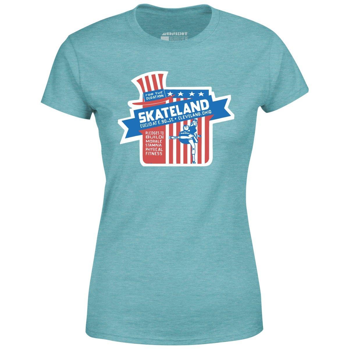 Skateland - Cleveland, OH - Vintage Roller Rink - Women's T-Shirt Female Product Image