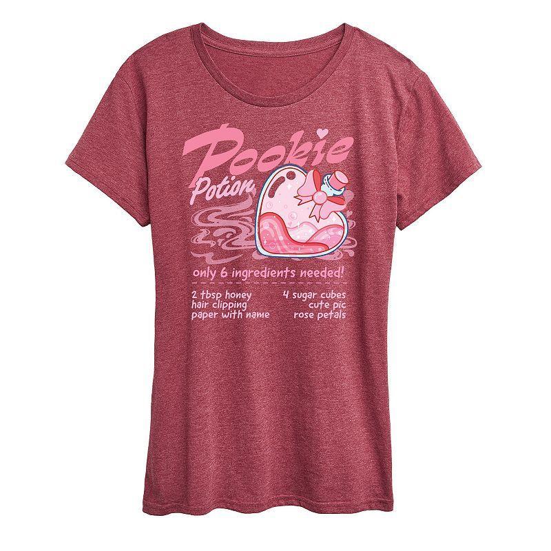 Women's Pookie Potion Graphic Tee, Size: XL, Black Product Image