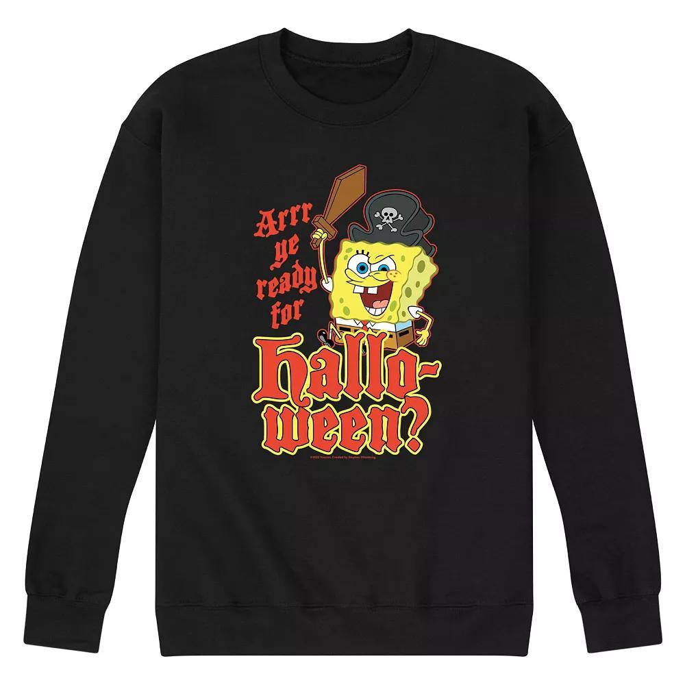 Men's SpongeBob SquarePants Arrr Ye Ready Sweatshirt,  Product Image