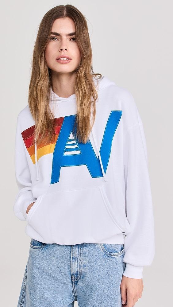 Aviator Nation Logo Stitch Pullover Hoodie | Shopbop Product Image