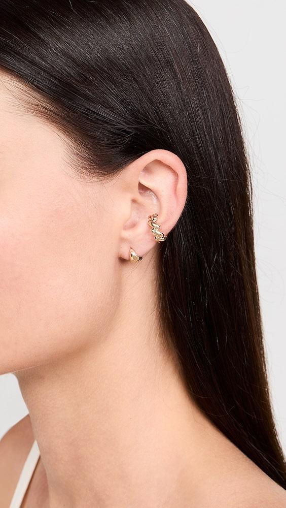 Zoe Chicco 14k Gold San Marco Solid Ear Cuff | Shopbop Product Image