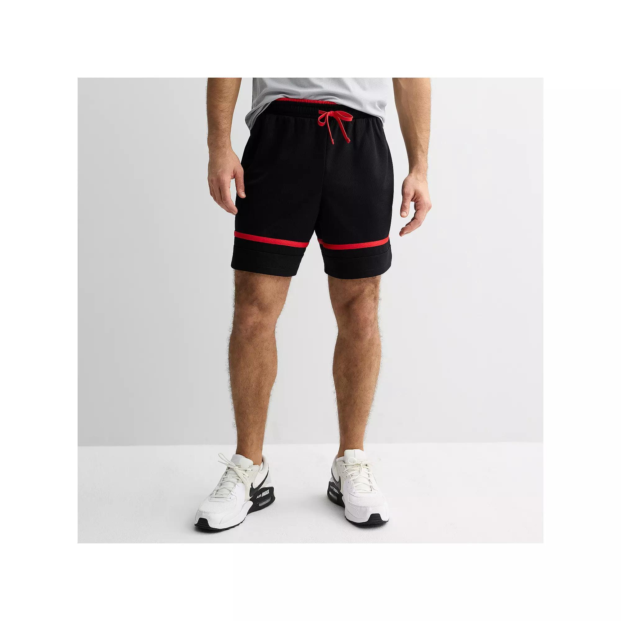 Men's Tek Gear® Retro 8 in. Basketball Shorts, Size: Large, Mineral Black Product Image