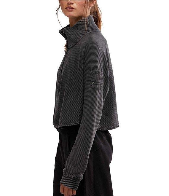 FP Movement So Fly Ribbed Henley Layer Top Product Image