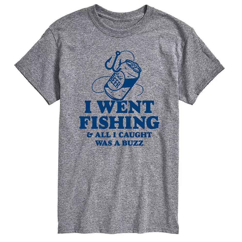 Men's Went Fishing Caught A Buzz Graphic Tee,  Product Image