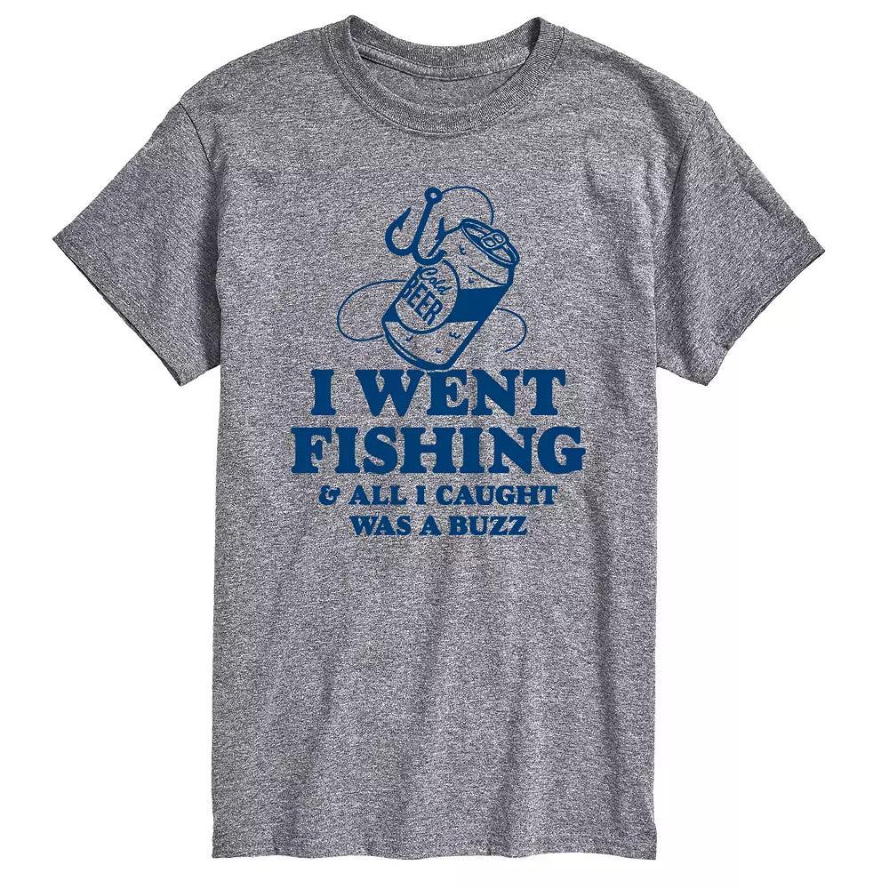 Men's Went Fishing Caught A Buzz Graphic Tee,  Product Image
