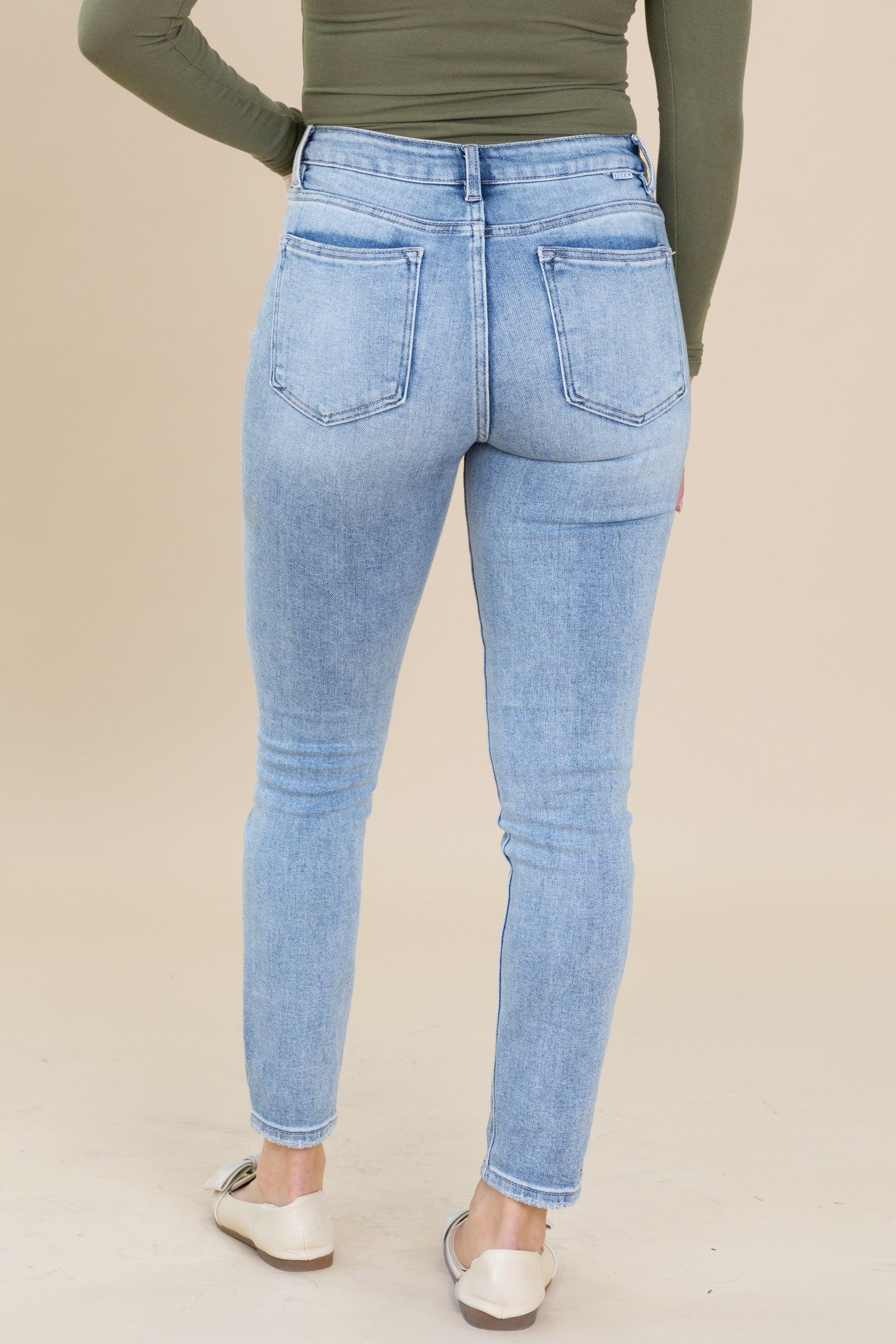 Risen High Rise Basic Skinny Jeans Product Image