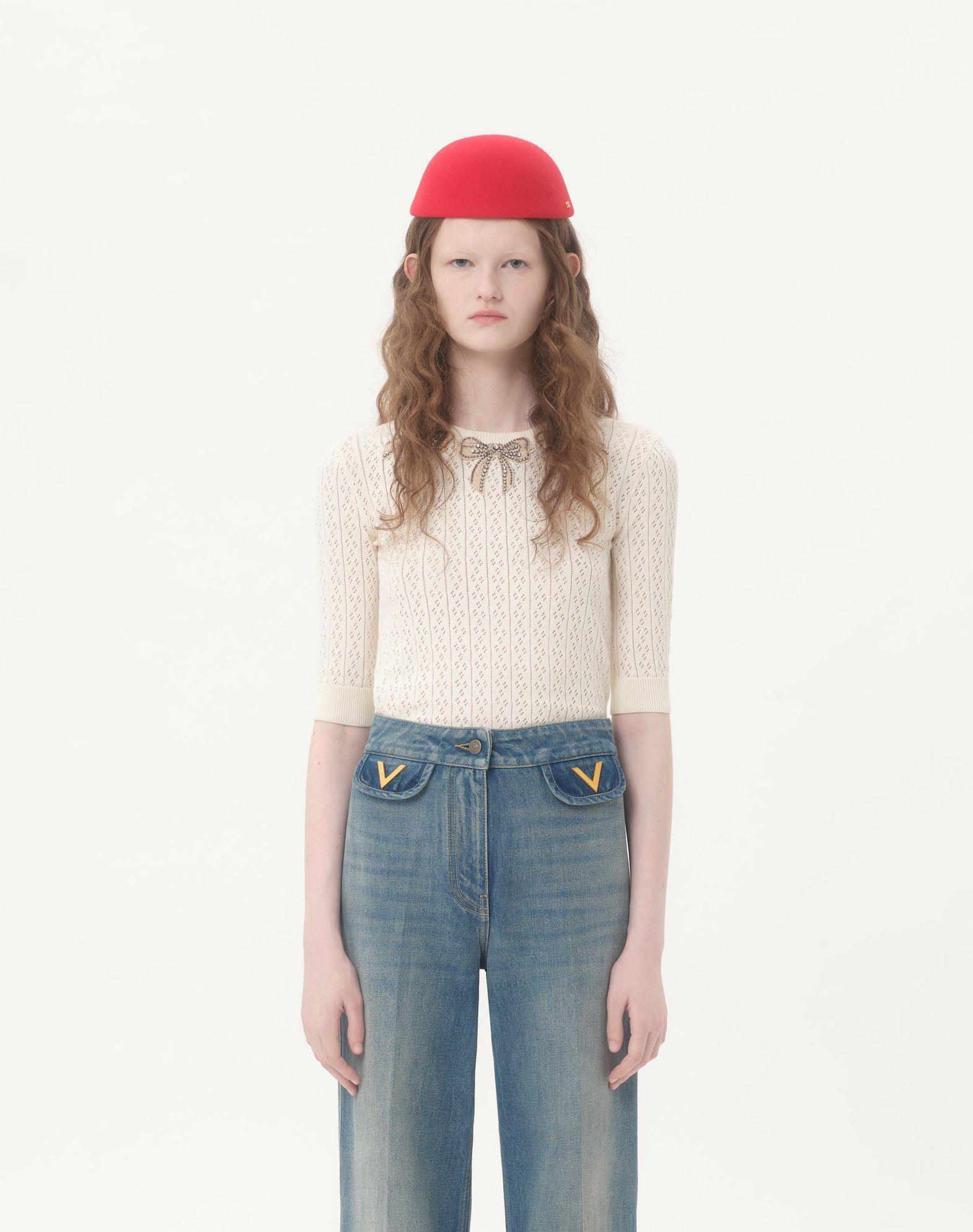 Embroidered Cotton Top Product Image