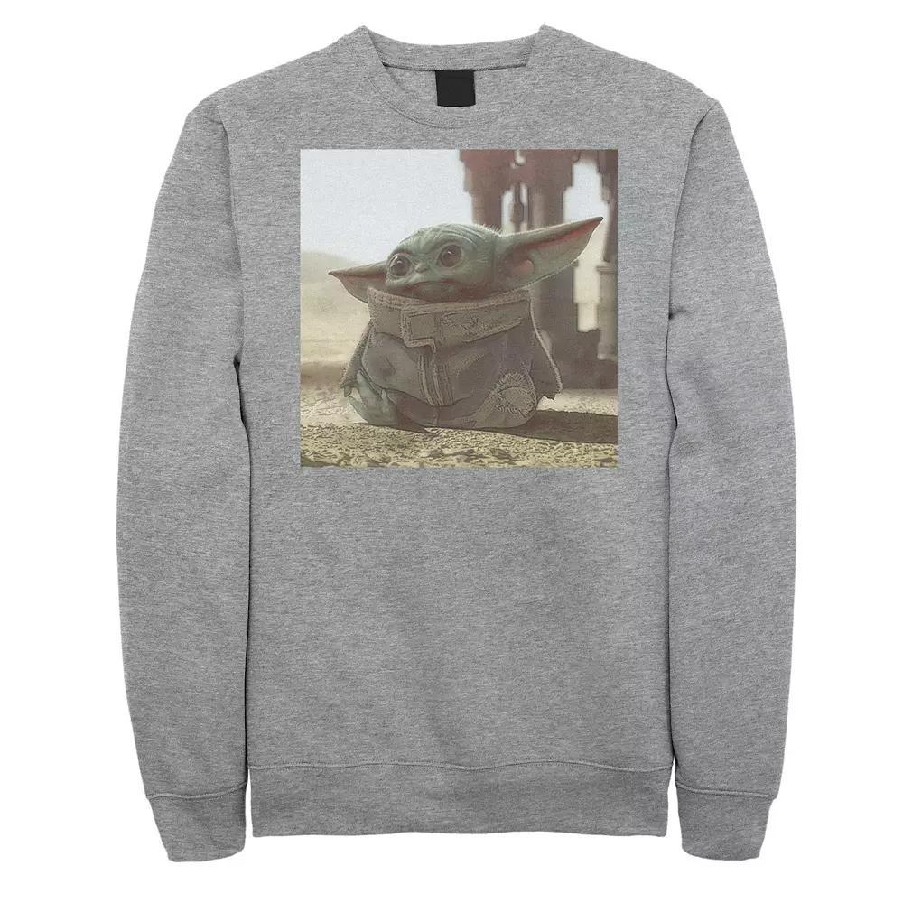 Big & Tall Star Wars The Mandalorian The Child Photograph Sweatshirt, Men's,  Product Image