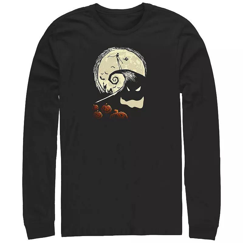 Disneys The Nightmare Before Christmas Jack On Oogie Boogie Hill Long sleeves Mens Graphic Tee Product Image