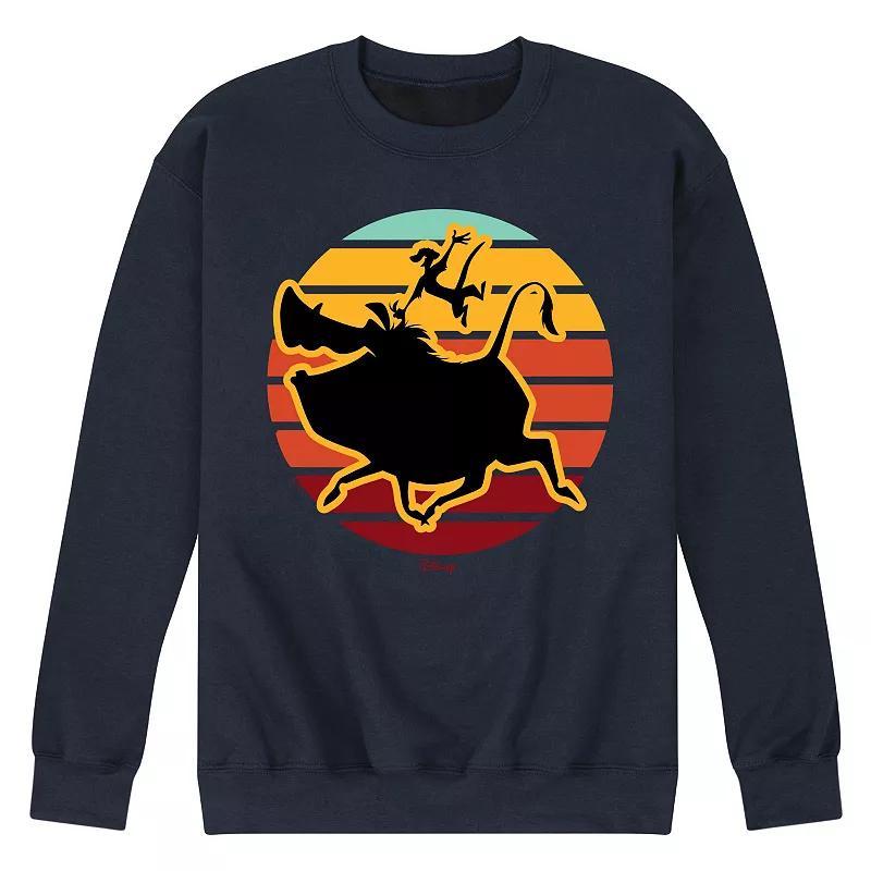 Disneys Lion King Timon & Pumba Mens Fleece Sweatshirt Product Image