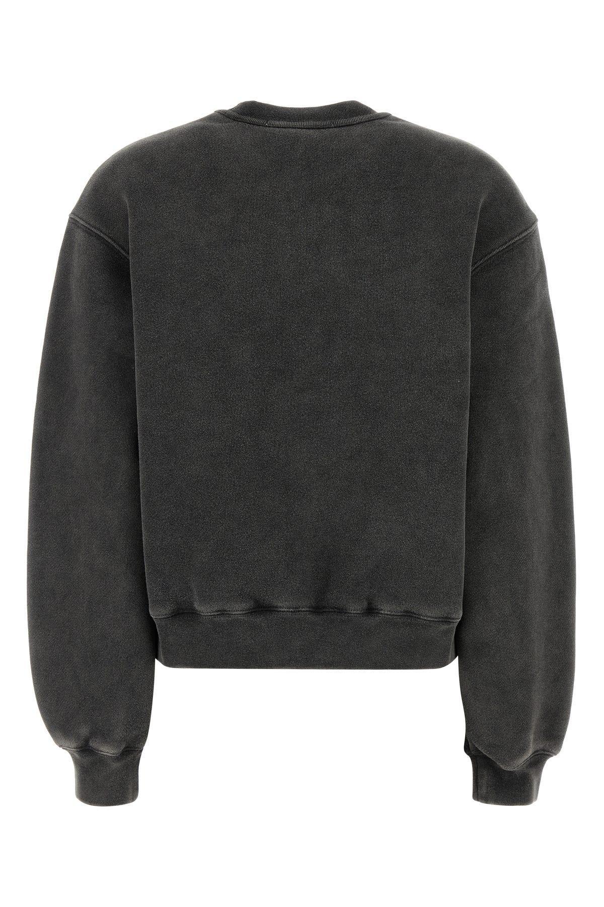 ALEXANDER WANG T Graphic Crewneck Sweatshirt-m Nd T By Alexander Wang Female In Fadedblack Product Image