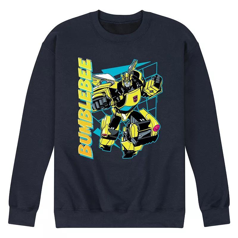 Men's Transformers Bumblebee Halftone Fleece Sweatshirt,  Product Image