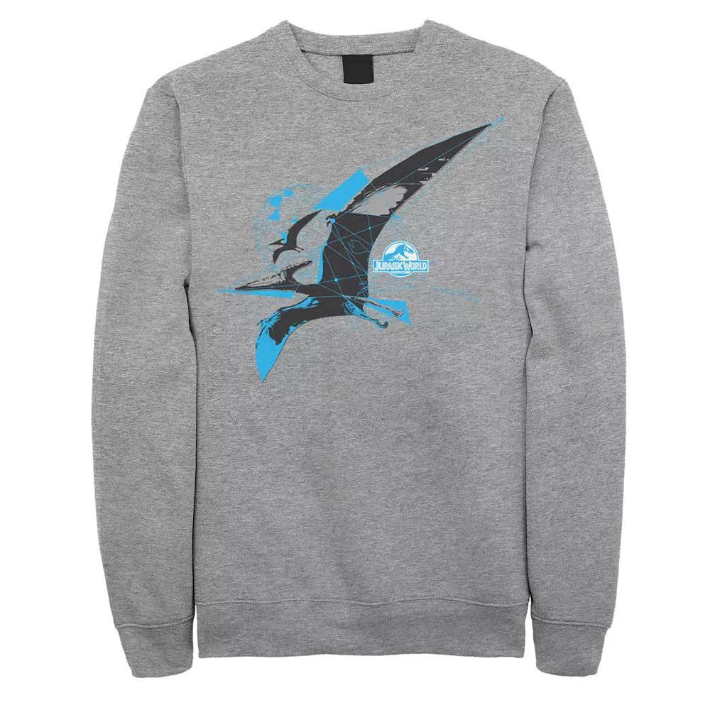 Men's Jurassic World Pterodactyl Geometric Poly Graphic Fleece Pullover,  Product Image