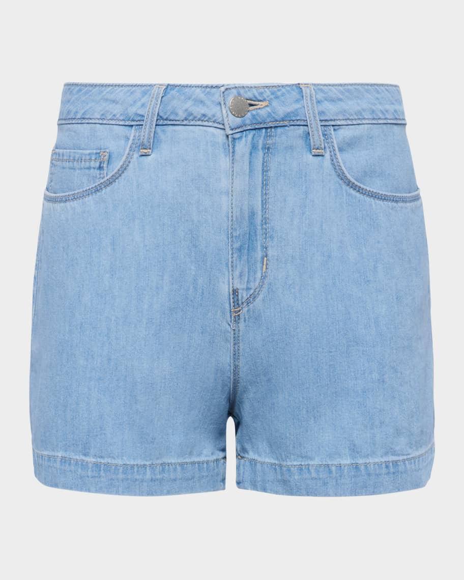 Gina High-Rise Denim Shorts Product Image