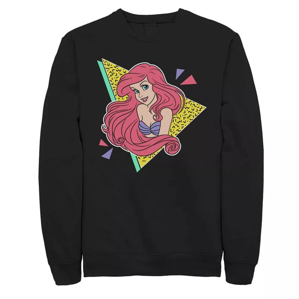 Disney's The Little Mermaid 80's Style Portrait Men's Fleece Sweater,  Product Image