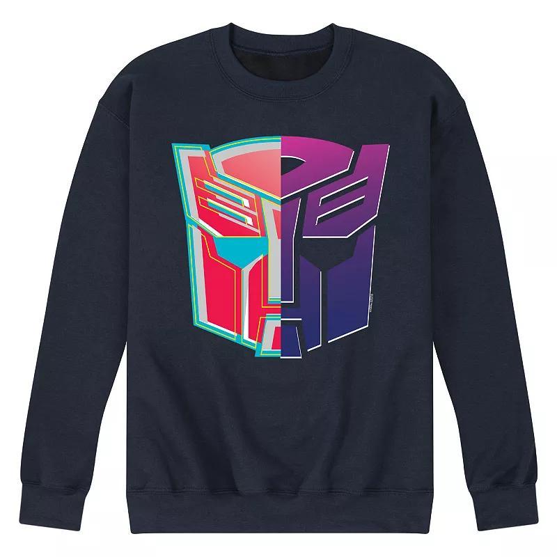 Men's Transformers Decepticons Fleece Sweatshirt, Size: Medium, Blue Product Image