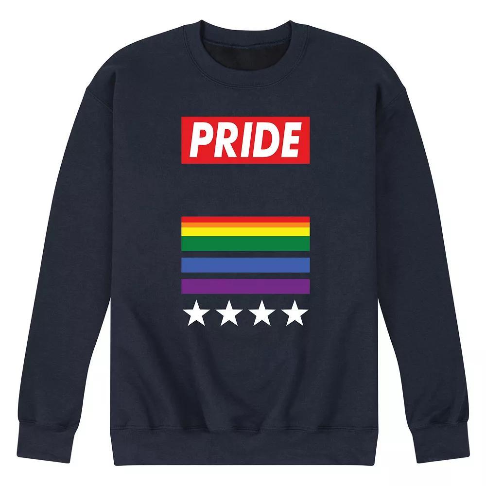 Men's Pride Fleece Sweatshirt, Size: Medium, Blue Product Image