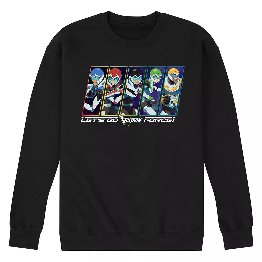 Men's Voltron Lets Go Voltron Force Fleece Sweatshirt,  Product Image