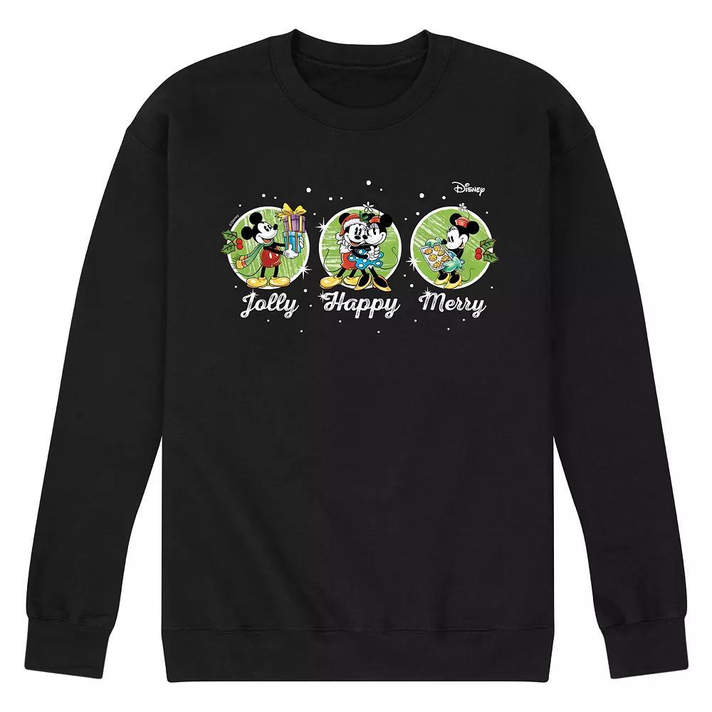 Disney's Men's Jolly Happy Merry Fleece,  Product Image