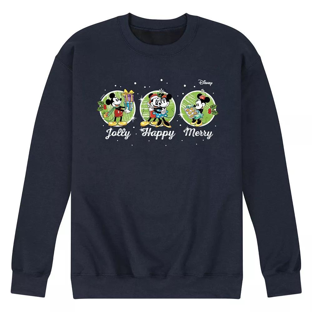 Disney's Men's Jolly Happy Merry Fleece,  Product Image
